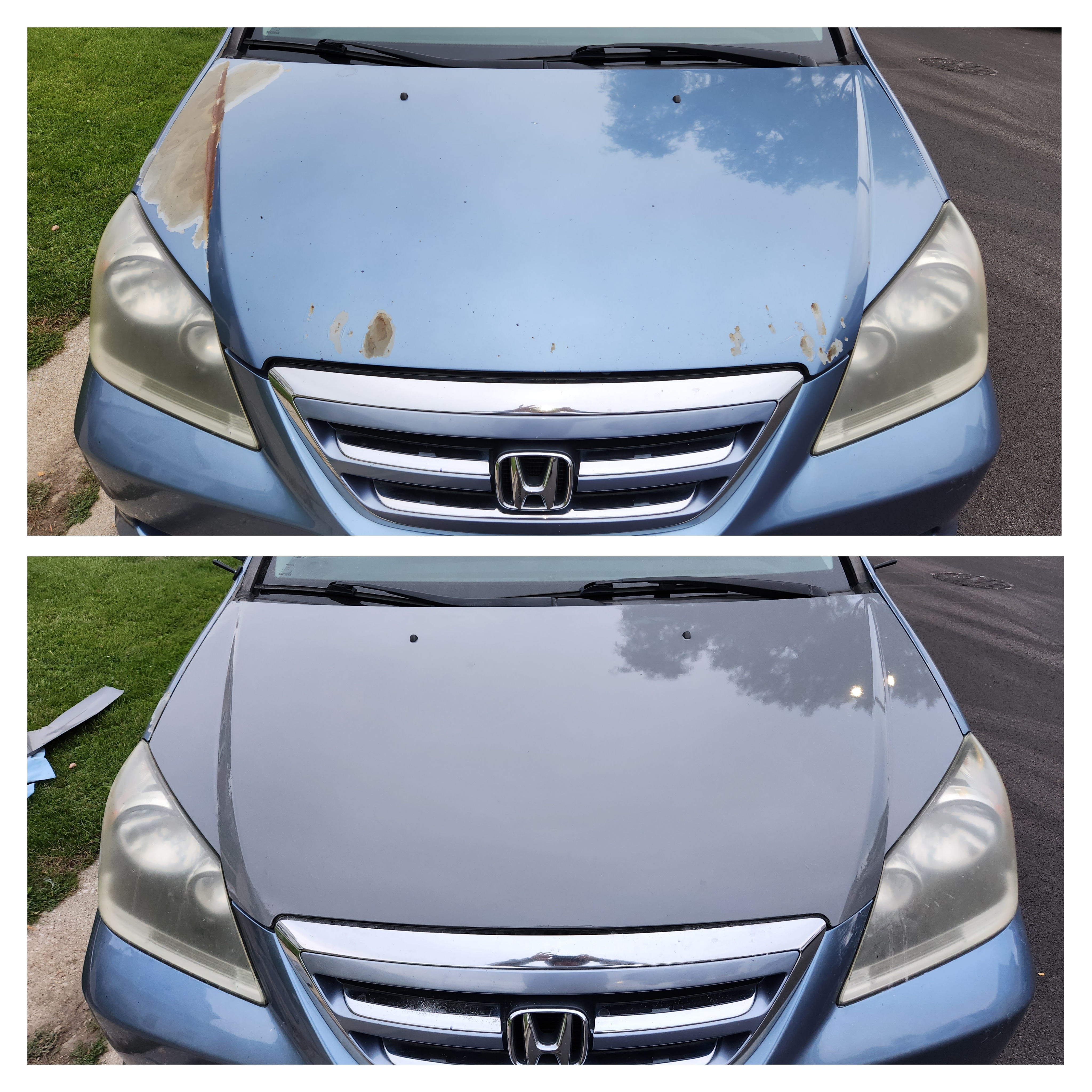 Before and After Hood